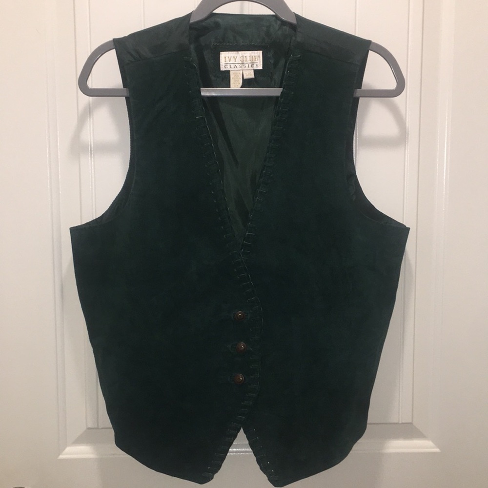 Ivy club leather vest